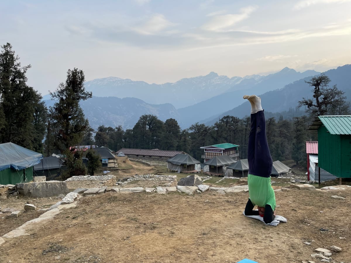 Himalayas - Tent at Baniyakund, Chopta